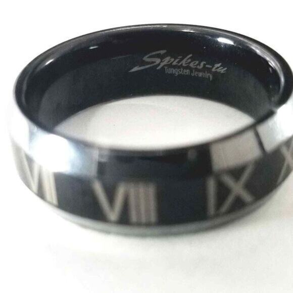 New black tungsten ring size 10 - Picture 3 of 5
